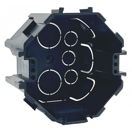 Doza de aparat, conectabila, octogonala, Ø67x50mm, montaj ingropat, negru, Dabler 39-01040, alternativo.ro