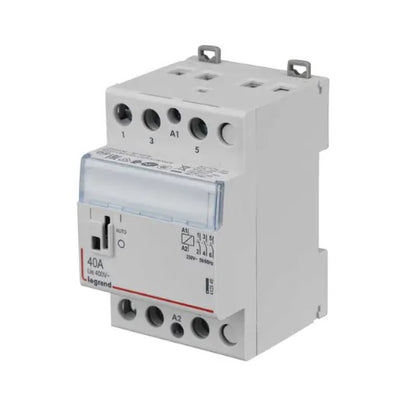 Contactor cu montaj pe sina DIN, 3 module, 230V, 3ND, 40A, CX³ Legrand 412549, , alternativo.ro