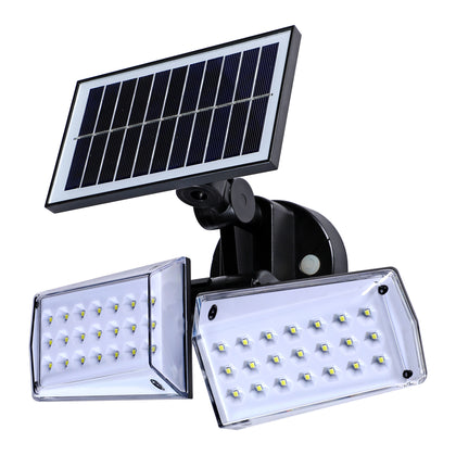 Corp de iluminat de perete LED, cu panou solar, 5W, 3000mAh, 6000K, IP65, Aledio A0380A05, alternativo.ro