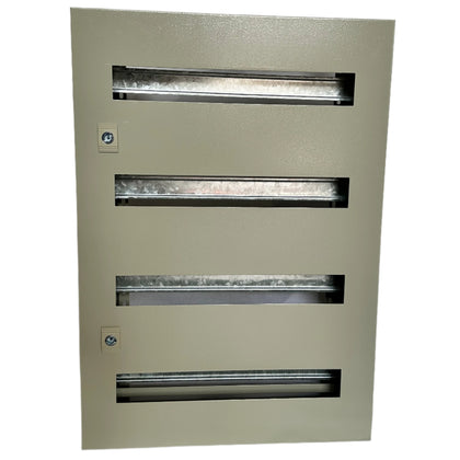 Sasiu pentru tablou metalic 700x500x200, 4 randuri, 76 posturi, gri, Aledio ACH0752, , alternativo.ro