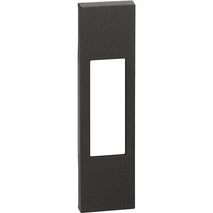 Placa priza, 1 modul, standard italian, negru, Living Now KG02, alternativo.ro